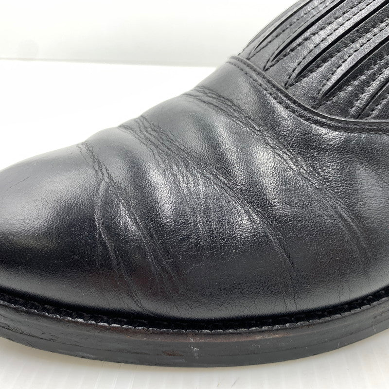 【現状渡し品】【メンズ】 COMME DES GARCONS HOMME コムデギャルソンオム FRONT GORE LEATHER SHOES フロント ゴアレザーシューズ 靴 革 164-261014-ko-03-teih サイズ：26 カラー：ブラック 万代Net店