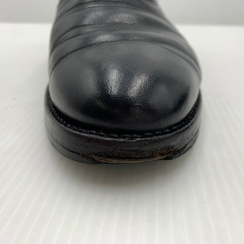 【現状渡し品】【メンズ】 COMME DES GARCONS HOMME コムデギャルソンオム FRONT GORE LEATHER SHOES フロント ゴアレザーシューズ 靴 革 164-261014-ko-03-teih サイズ：26 カラー：ブラック 万代Net店