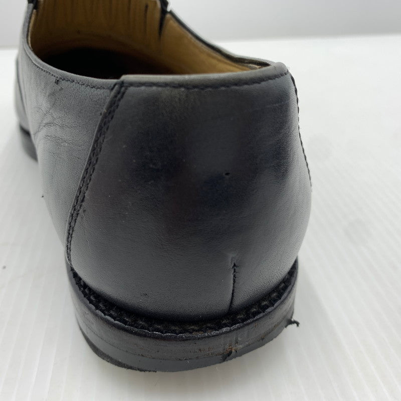 【現状渡し品】【メンズ】 COMME DES GARCONS HOMME コムデギャルソンオム FRONT GORE LEATHER SHOES フロント ゴアレザーシューズ 靴 革 164-261014-ko-03-teih サイズ：26 カラー：ブラック 万代Net店