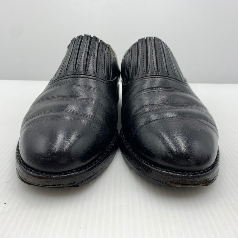 【現状渡し品】【メンズ】 COMME DES GARCONS HOMME コムデギャルソンオム FRONT GORE LEATHER SHOES フロント ゴアレザーシューズ 靴 革 164-261014-ko-03-teih サイズ：26 カラー：ブラック 万代Net店