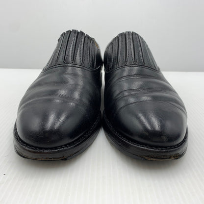 【現状渡し品】【メンズ】 COMME DES GARCONS HOMME コムデギャルソンオム FRONT GORE LEATHER SHOES フロント ゴアレザーシューズ 靴 革 164-261014-ko-03-teih サイズ：26 カラー：ブラック 万代Net店