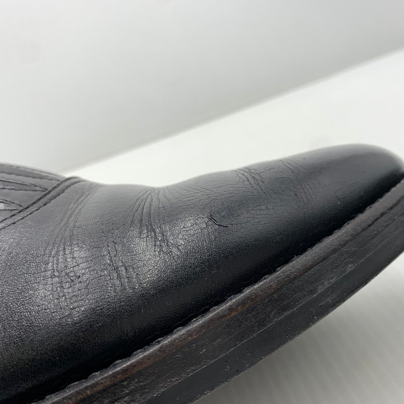 【現状渡し品】【メンズ】 COMME DES GARCONS HOMME コムデギャルソンオム FRONT GORE LEATHER SHOES フロント ゴアレザーシューズ 靴 革 164-261014-ko-03-teih サイズ：26 カラー：ブラック 万代Net店