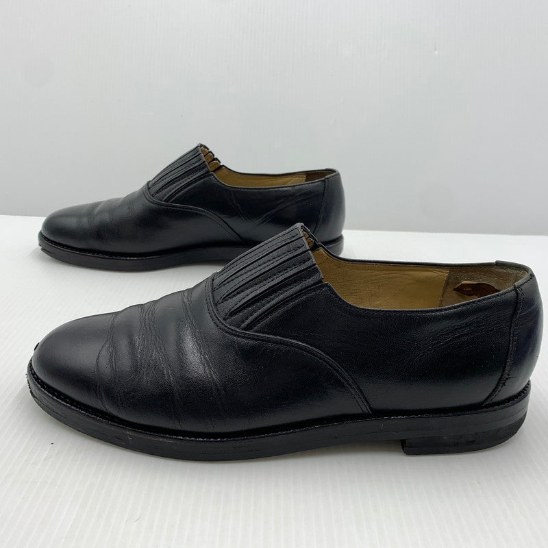 【現状渡し品】【メンズ】 COMME DES GARCONS HOMME コムデギャルソンオム FRONT GORE LEATHER SHOES フロント ゴアレザーシューズ 靴 革 164-261014-ko-03-teih サイズ：26 カラー：ブラック 万代Net店