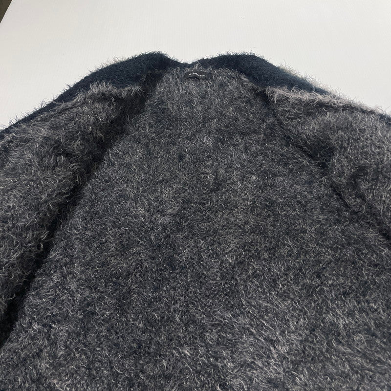 【中古品】【メンズ】 RE:NUMBER(N)INE リ ナンバーナイン FEATHERY YARN ARGYLE JACQYARD KNIT CARDIGAN NMBcd613 フェザーヤーン アーガイルジャガード ニットカーディガン トップス 140-261012-yo-06-teih サイズ：4 カラー：ダークグレー 万代Net店