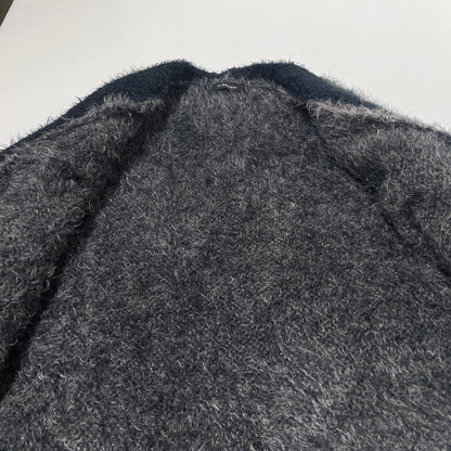 【中古品】【メンズ】 RE:NUMBER(N)INE リ ナンバーナイン FEATHERY YARN ARGYLE JACQYARD KNIT CARDIGAN NMBcd613 フェザーヤーン アーガイルジャガード ニットカーディガン トップス 140-261012-yo-06-teih サイズ：4 カラー：ダークグレー 万代Net店