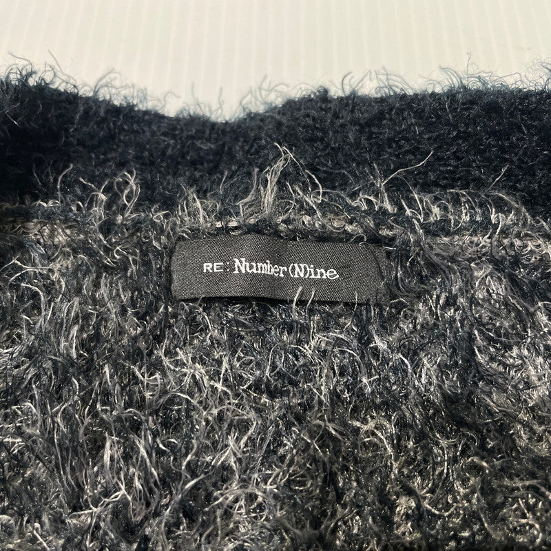 【中古品】【メンズ】 RE:NUMBER(N)INE リ ナンバーナイン FEATHERY YARN ARGYLE JACQYARD KNIT CARDIGAN NMBcd613 フェザーヤーン アーガイルジャガード ニットカーディガン トップス 140-261012-yo-06-teih サイズ：4 カラー：ダークグレー 万代Net店