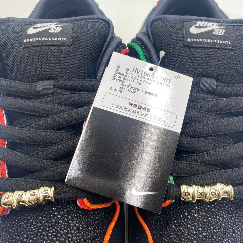【中古美品】【メンズ】 ブロンクスガールズ×ナイキ HV1664-001 SB DUNK LOW PRO エスビー ダンク ロー プロ ブラック チャレンジ レッド 160-261012-nm-55-tei サイズ：28.5cm カラー：ブラック 万代Net店