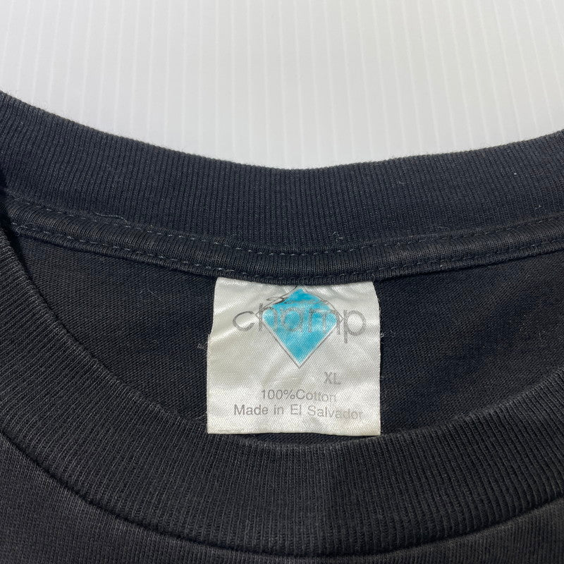 【中古品】【メンズ】 CHAMP チャンプ 90's MAD MAGAZINE "ALFRED E.NEUMAN" PRINT TEE 90年代 マッド マガジン アルフレッド・E・ニューマン プリント Tシャツ 半袖 トップス 145-261014-yo-19-teih サイズ：XL カラー：ブラック 万代Net店