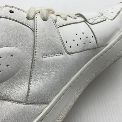 【中古品】【メンズ】 CELINE セリーヌ MIDDLE CUT SNEAKERS MU1200 ミドル カット スニーカー 靴 シューズ ミドルハイ 183-261014-ko-07-teih サイズ：43 カラー：ホワイト 万代Net店