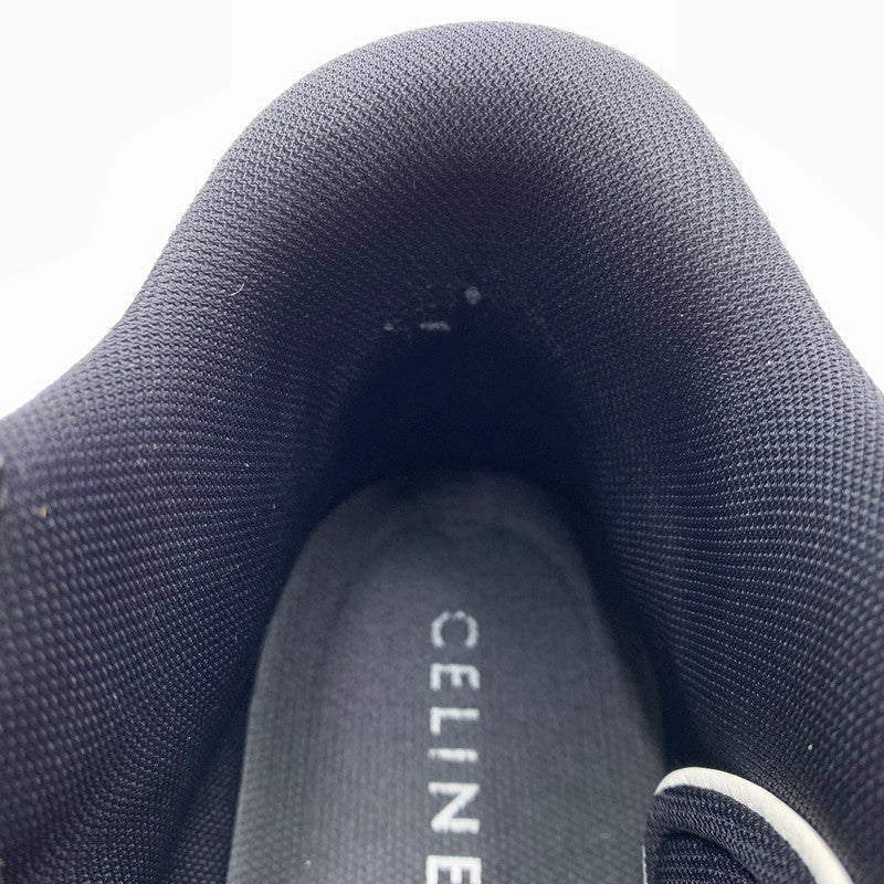 【中古品】【メンズ】 CELINE セリーヌ MIDDLE CUT SNEAKERS MU1200 ミドル カット スニーカー 靴 シューズ ミドルハイ 183-261014-ko-07-teih サイズ：43 カラー：ホワイト 万代Net店