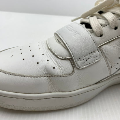 【中古品】【メンズ】 CELINE セリーヌ MIDDLE CUT SNEAKERS MU1200 ミドル カット スニーカー 靴 シューズ ミドルハイ 183-261014-ko-07-teih サイズ：43 カラー：ホワイト 万代Net店
