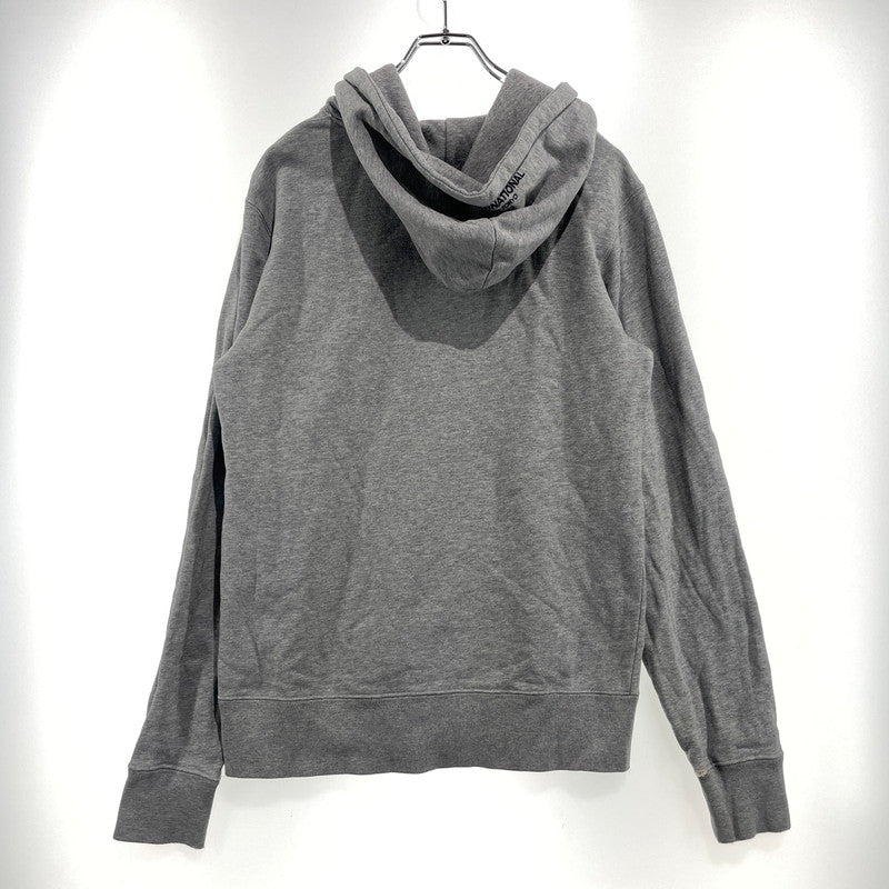 【中古品】【メンズ】 STUSSY ステューシー EMBROIDERY LOGO HOODIE 刺繍 ロゴ フーディー 長袖 トップス プルーオーバー パーカー 142-261012-yo-15-teih サイズ：S カラー：グレー 万代Net店