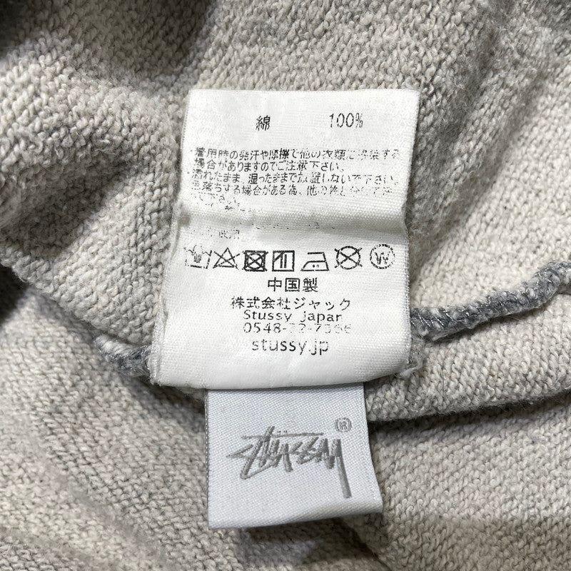 【中古品】【メンズ】 STUSSY ステューシー EMBROIDERY LOGO HOODIE 刺繍 ロゴ フーディー 長袖 トップス プルーオーバー パーカー 142-261012-yo-15-teih サイズ：S カラー：グレー 万代Net店