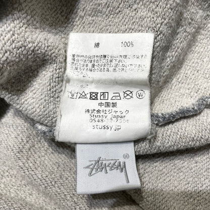 【中古品】【メンズ】 STUSSY ステューシー EMBROIDERY LOGO HOODIE 刺繍 ロゴ フーディー 長袖 トップス プルーオーバー パーカー 142-261012-yo-15-teih サイズ：S カラー：グレー 万代Net店