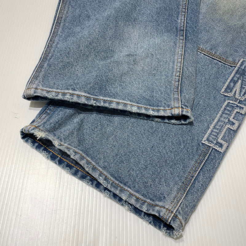 【中古品】【メンズ】 Supreme シュプリーム 25FW REFLECTIVE DOUBLE KNEE DENIM PANTS リフレクティブ ダブルニー デニムパンツ ボトムス 149-261012-yo-20-teih サイズ：30 カラー：インディゴ 万代Net店