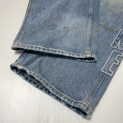 【中古品】【メンズ】 Supreme シュプリーム 25FW REFLECTIVE DOUBLE KNEE DENIM PANTS リフレクティブ ダブルニー デニムパンツ ボトムス 149-261012-yo-20-teih サイズ：30 カラー：インディゴ 万代Net店
