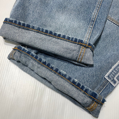 【中古品】【メンズ】 Supreme シュプリーム 25FW REFLECTIVE DOUBLE KNEE DENIM PANTS リフレクティブ ダブルニー デニムパンツ ボトムス 149-261012-yo-20-teih サイズ：30 カラー：インディゴ 万代Net店