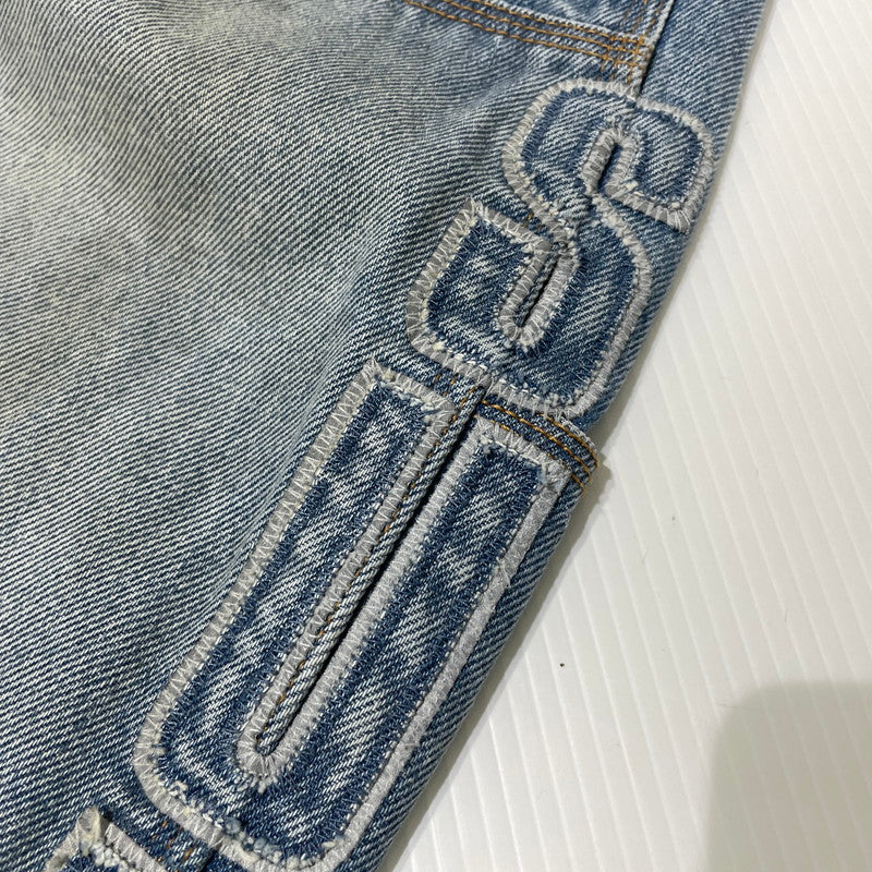【中古品】【メンズ】 Supreme シュプリーム 25FW REFLECTIVE DOUBLE KNEE DENIM PANTS リフレクティブ ダブルニー デニムパンツ ボトムス 149-261012-yo-20-teih サイズ：30 カラー：インディゴ 万代Net店