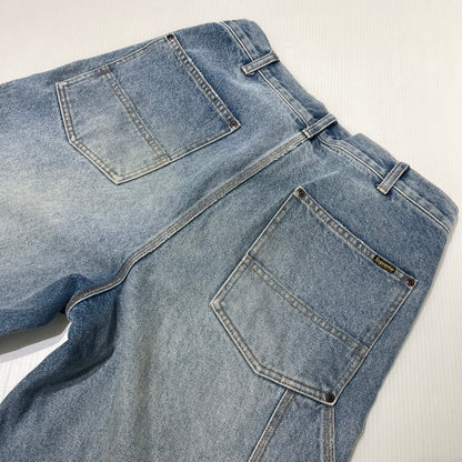 【中古品】【メンズ】 Supreme シュプリーム 25FW REFLECTIVE DOUBLE KNEE DENIM PANTS リフレクティブ ダブルニー デニムパンツ ボトムス 149-261012-yo-20-teih サイズ：30 カラー：インディゴ 万代Net店