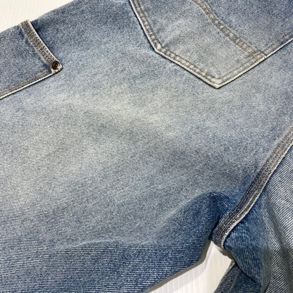【中古品】【メンズ】 Supreme シュプリーム 25FW REFLECTIVE DOUBLE KNEE DENIM PANTS リフレクティブ ダブルニー デニムパンツ ボトムス 149-261012-yo-20-teih サイズ：30 カラー：インディゴ 万代Net店