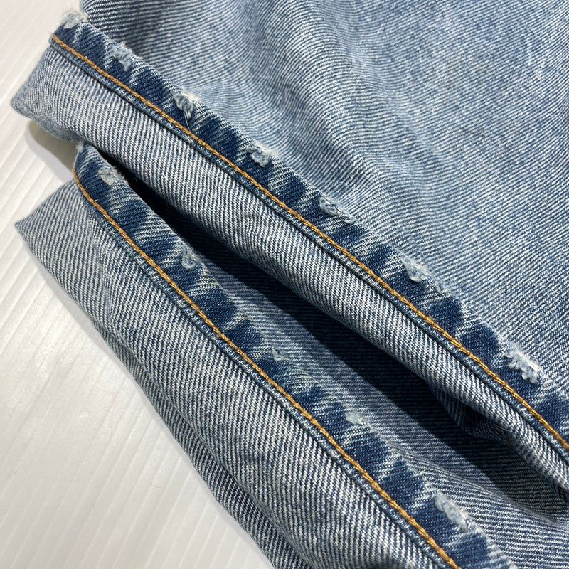 【中古品】【メンズ】 Supreme シュプリーム 25FW REFLECTIVE DOUBLE KNEE DENIM PANTS リフレクティブ ダブルニー デニムパンツ ボトムス 149-261012-yo-20-teih サイズ：30 カラー：インディゴ 万代Net店