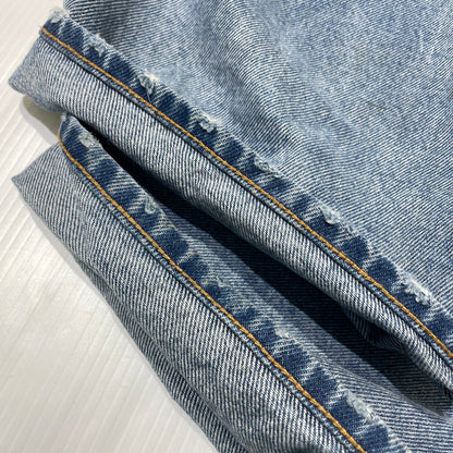 【中古品】【メンズ】 Supreme シュプリーム 25FW REFLECTIVE DOUBLE KNEE DENIM PANTS リフレクティブ ダブルニー デニムパンツ ボトムス 149-261012-yo-20-teih サイズ：30 カラー：インディゴ 万代Net店