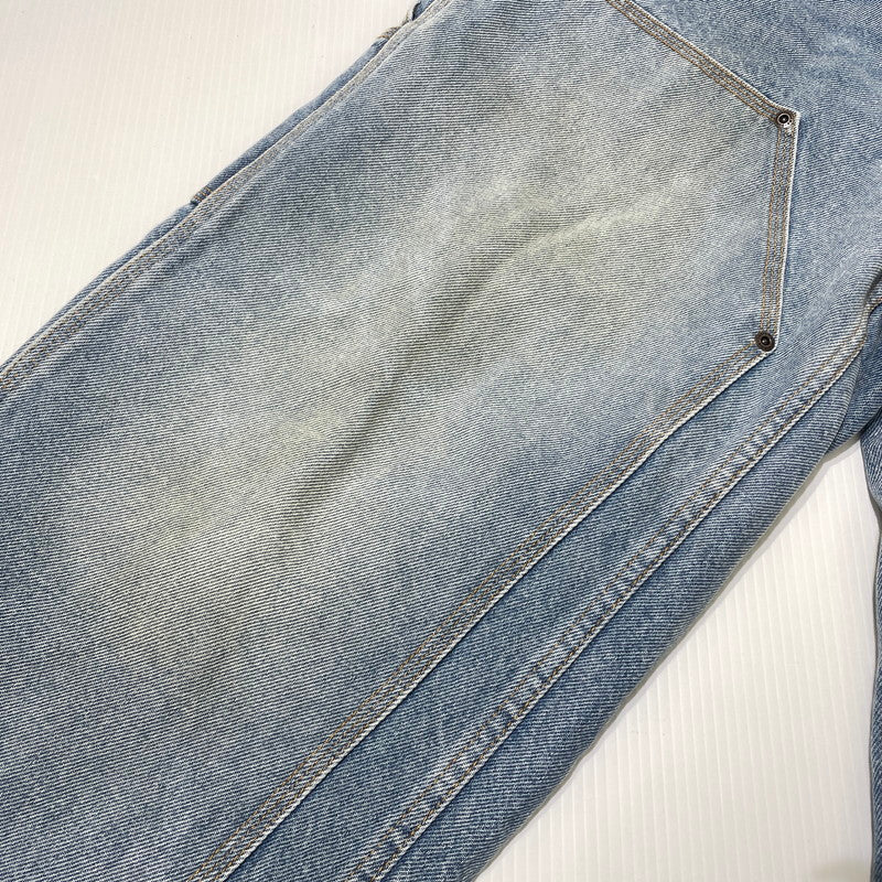 【中古品】【メンズ】 Supreme シュプリーム 25FW REFLECTIVE DOUBLE KNEE DENIM PANTS リフレクティブ ダブルニー デニムパンツ ボトムス 149-261012-yo-20-teih サイズ：30 カラー：インディゴ 万代Net店