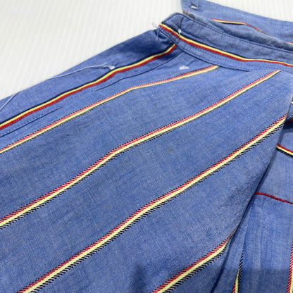 【中古品】【メンズ】 Supreme シュプリーム STRIPE L/S SHIRT ストライプ ロングスリーブ シャツ 長袖 トップス 149-261012-yo-08-teih サイズ：L カラー：ブルー 万代Net店