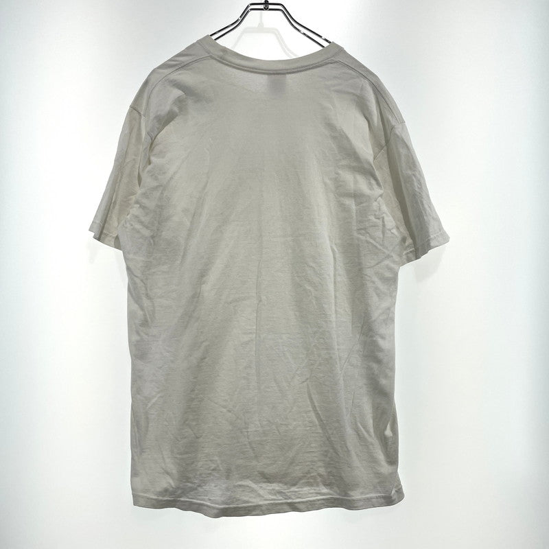 【中古品】【メンズ】 Supreme シュプリーム 21SS KAWS CHALK LOGO TEE カウズ チョーク ロゴ Tシャツ 半袖 トップス 149-261012-yo-09-teih サイズ：L カラー：ホワイト 万代Net店