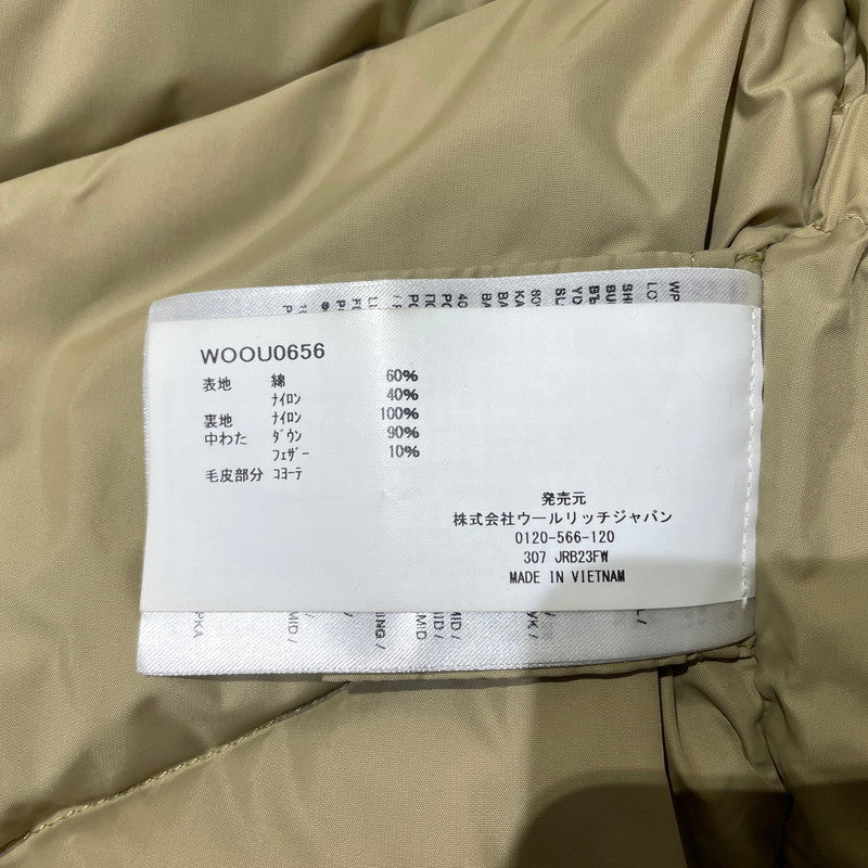 【中古品】【メンズ】 WOOLRICH ウールリッチ 23FW NEW ARCTIC PARKA WOOU0656 ニュー アークティック パーカ ジャケット アウター 144-261012-yo-01-teih サイズ：S カラー：ブラック 万代Net店