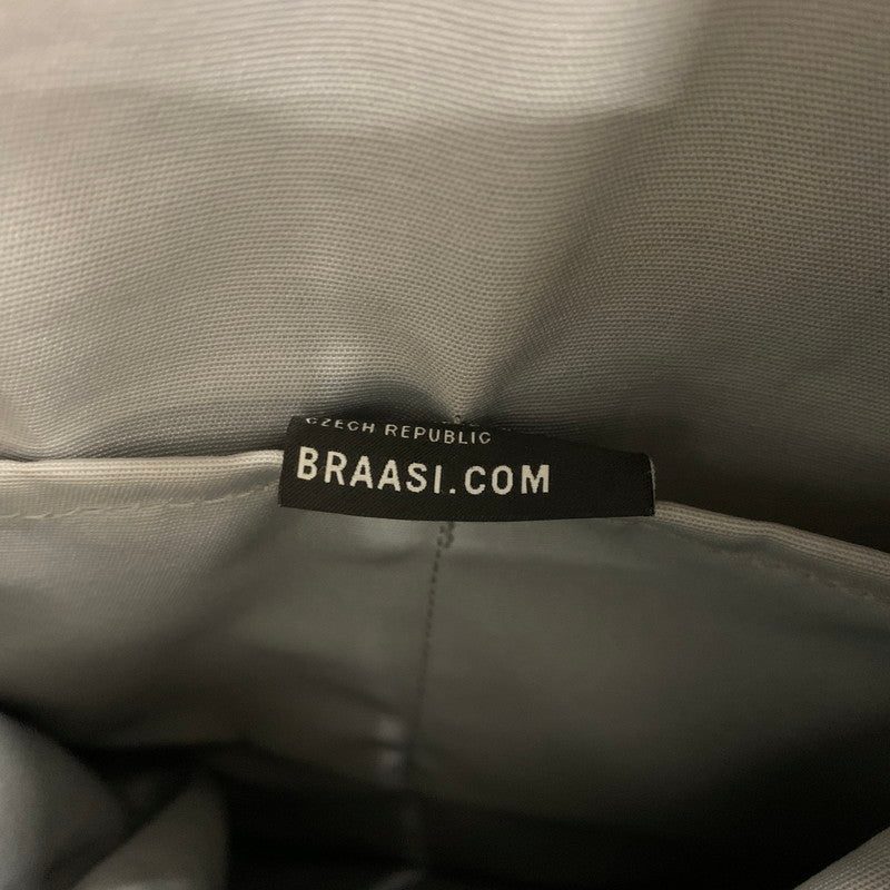【現状渡し品】【メンズ】 BRAAS INDUSTRY ブラアシィインダクトリー WICKER CORDURA BACK PACK ウィッカー コーデュラ バックパック カバン リュックサック 188-261014-ko-22-teih カラー：グレー系/ブルー系 万代Net店