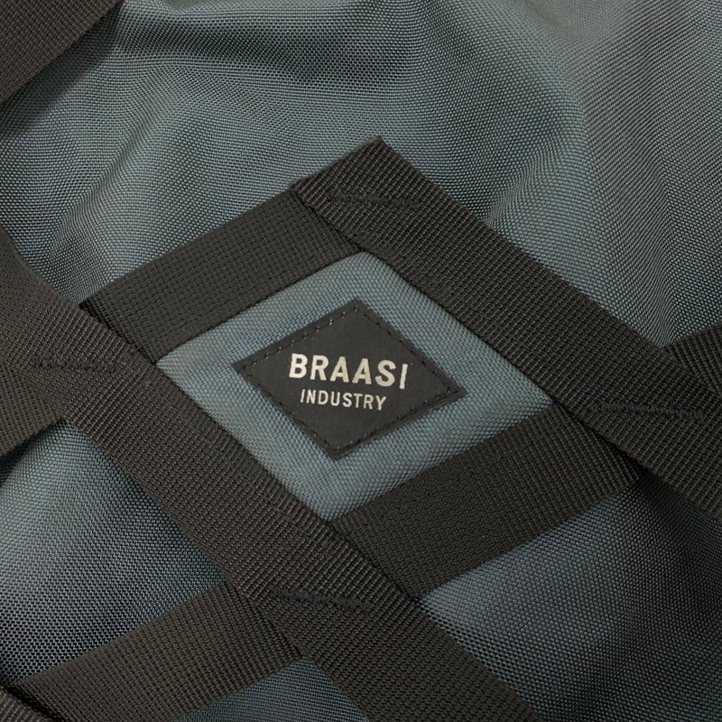 【現状渡し品】【メンズ】 BRAAS INDUSTRY ブラアシィインダクトリー WICKER CORDURA BACK PACK ウィッカー コーデュラ バックパック カバン リュックサック 188-261014-ko-22-teih カラー：グレー系/ブルー系 万代Net店