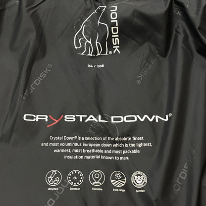 【中古品】【メンズ】 NORDISK ノルディスク CRYSTAL DOWN JACKET クリスタル ダウン ジャケット アウター 144-261012-sa-01-teih サイズ：XL カラー：ブラック 万代Net店