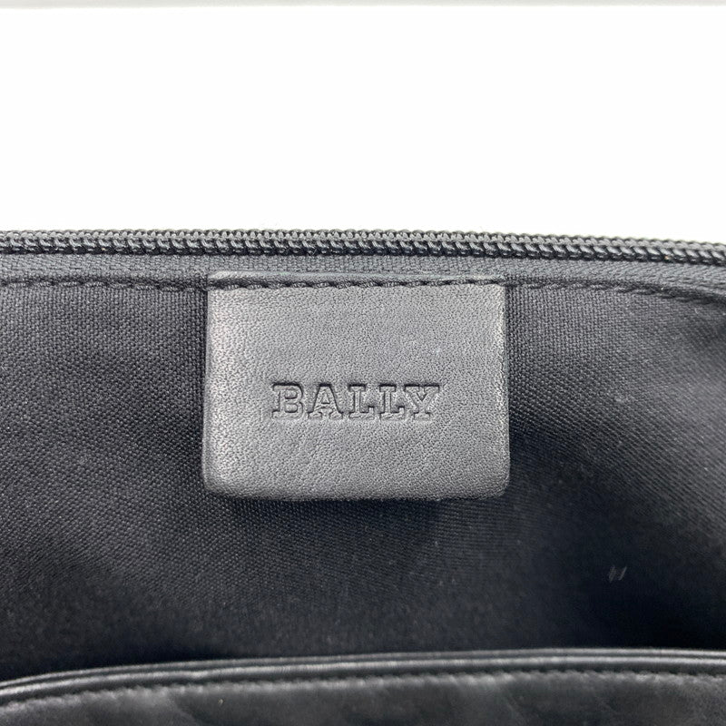 【現状渡し品】【メンズ】 BALLY バリー LEATHER SHOULDER BAG レザーショルダーバッグ カバン トートバッグ 188-261014-ko-23-teih カラー：ブラック 万代Net店
