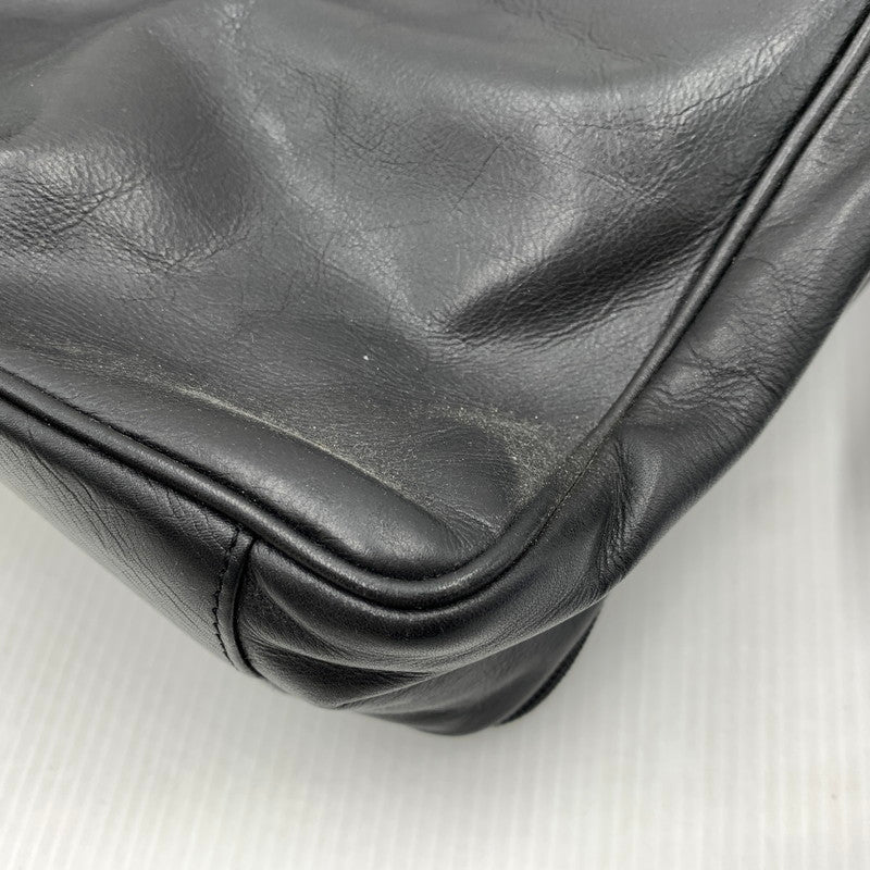 【現状渡し品】【メンズ】 BALLY バリー LEATHER SHOULDER BAG レザーショルダーバッグ カバン トートバッグ 188-261014-ko-23-teih カラー：ブラック 万代Net店