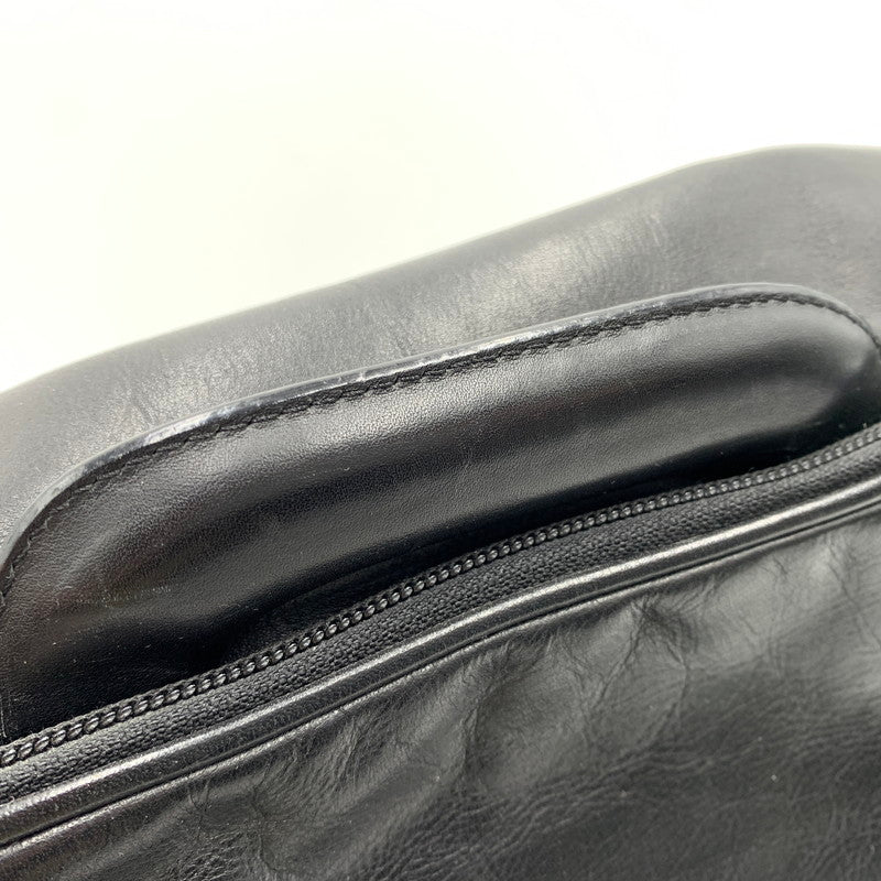 【現状渡し品】【メンズ】 BALLY バリー LEATHER SHOULDER BAG レザーショルダーバッグ カバン トートバッグ 188-261014-ko-23-teih カラー：ブラック 万代Net店