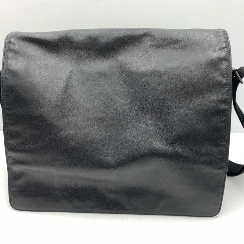 【現状渡し品】【メンズ】 BALLY バリー LEATHER SHOULDER BAG レザーショルダーバッグ カバン トートバッグ 188-261014-ko-23-teih カラー：ブラック 万代Net店