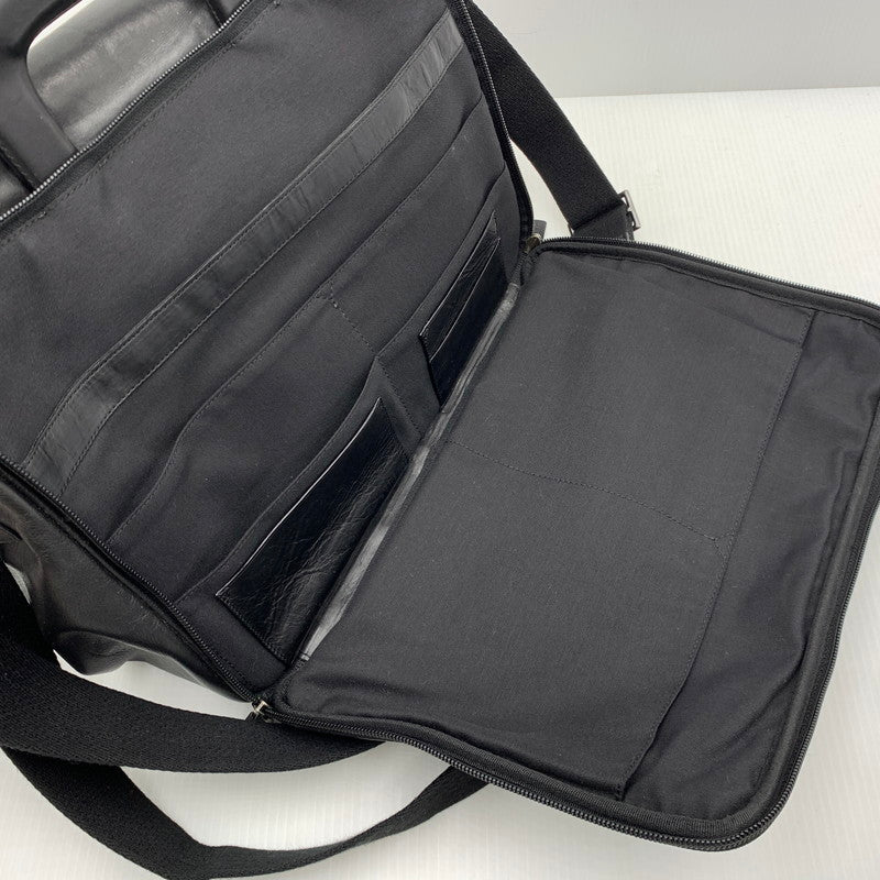 【現状渡し品】【メンズ】 BALLY バリー LEATHER SHOULDER BAG レザーショルダーバッグ カバン トートバッグ 188-261014-ko-23-teih カラー：ブラック 万代Net店