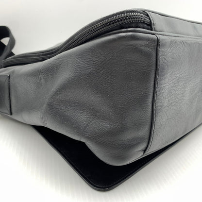 【現状渡し品】【メンズ】 BALLY バリー LEATHER SHOULDER BAG レザーショルダーバッグ カバン トートバッグ 188-261014-ko-23-teih カラー：ブラック 万代Net店