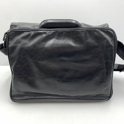 【現状渡し品】【メンズ】 BALLY バリー LEATHER SHOULDER BAG レザーショルダーバッグ カバン トートバッグ 188-261014-ko-23-teih カラー：ブラック 万代Net店