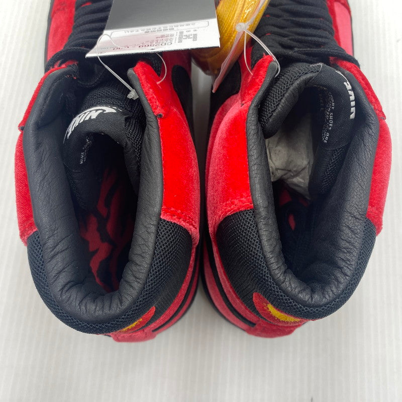【中古美品】【メンズ】 NIKE SB ナイキエスビー×KEVIN BRADLEY ケビン・ブラッドリー CD2569-600 BLAZER MID ISO "KEVIN AND HELL PACK" 160-261012-nm-54-tei サイズ：27cm カラー：レッド 万代Net店