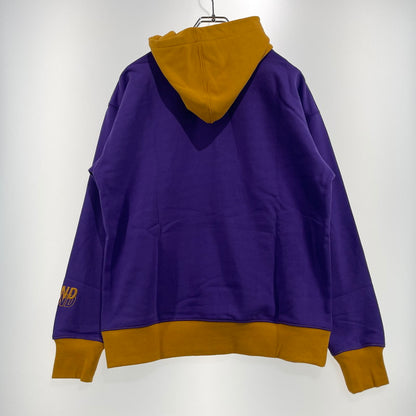 【中古品】【メンズ】 WINDANDSEA ウィンダンシー LOGO HOODIE WDS-20S-TPS-03 ロゴ フーディ 長袖 トップス プルーオーバー パーカー 142-261012-yo-14-teih サイズ：S カラー：パープル/イエロー 万代Net店