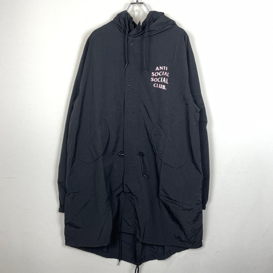 【中古品】【メンズ】 ASSC×ALPHA アルファ SHELL FISHTAIL PARKA シェル フィッシュテール パーカー アウター 142-261012-sa-20-teih サイズ：M カラー：ブラック 万代Net店