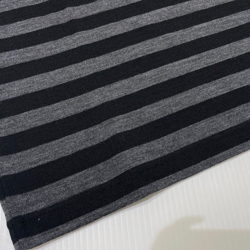 【中古品】【レディース】 JUNYAWATANABE COMME des GARCONS ジュンヤワタナベコムデギャルソン V NECK BORDER TOPS JD-T040 AD2009 170-261014-yo-16-teih サイズ：表記なし カラー：グレー 万代Net店