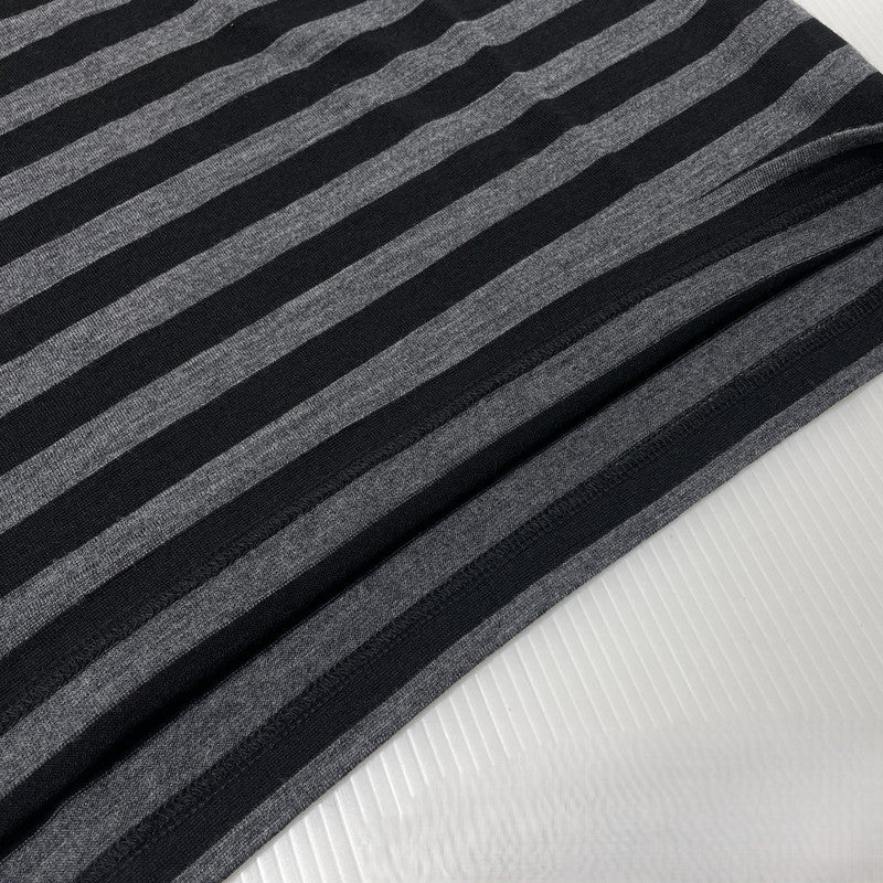 【中古品】【レディース】 JUNYAWATANABE COMME des GARCONS ジュンヤワタナベコムデギャルソン V NECK BORDER TOPS JD-T040 AD2009 170-261014-yo-16-teih サイズ：表記なし カラー：グレー 万代Net店