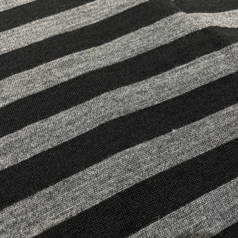 【中古品】【レディース】 JUNYAWATANABE COMME des GARCONS ジュンヤワタナベコムデギャルソン V NECK BORDER TOPS JD-T040 AD2009 170-261014-yo-16-teih サイズ：表記なし カラー：グレー 万代Net店