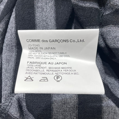 【中古品】【レディース】 JUNYAWATANABE COMME des GARCONS ジュンヤワタナベコムデギャルソン V NECK BORDER TOPS JD-T040 AD2009 170-261014-yo-16-teih サイズ：表記なし カラー：グレー 万代Net店