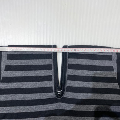 【中古品】【レディース】 JUNYAWATANABE COMME des GARCONS ジュンヤワタナベコムデギャルソン V NECK BORDER TOPS JD-T040 AD2009 170-261014-yo-16-teih サイズ：表記なし カラー：グレー 万代Net店