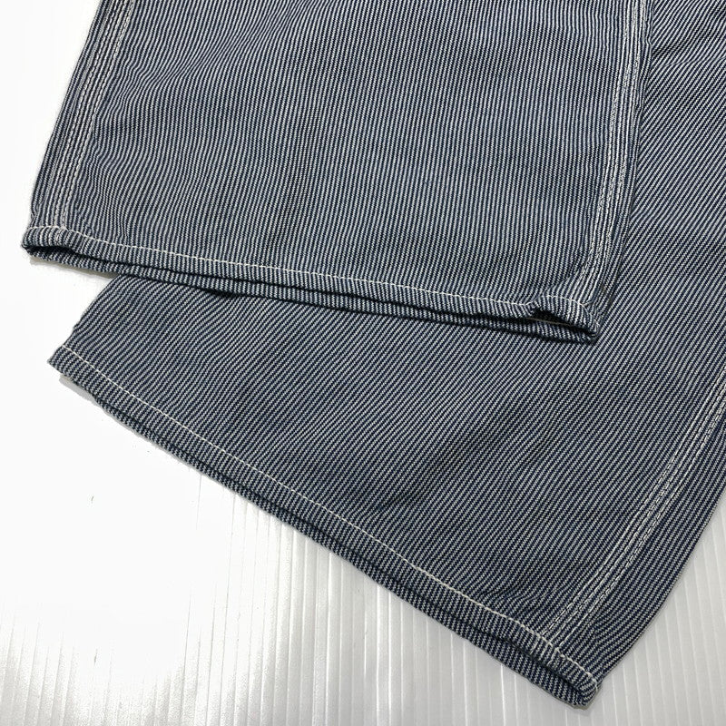 【中古品】【メンズ】 SAMURAI CLUB サムライ自動車倶楽部 HICKORY STRIPE OVERALLS SMOVAL-10 ヒッコリー ストライプ オーバーオール ボトムス オールインワン 145-261014-yo-05-teih サイズ：XS 万代Net店