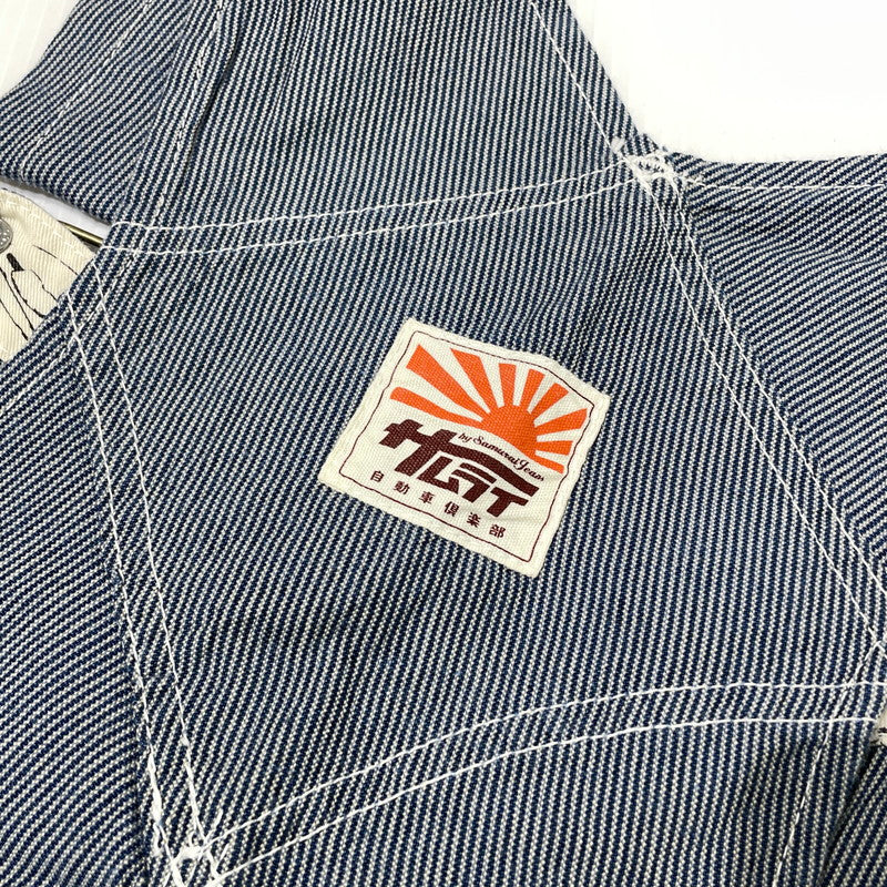 【中古品】【メンズ】 SAMURAI CLUB サムライ自動車倶楽部 HICKORY STRIPE OVERALLS SMOVAL-10 ヒッコリー ストライプ オーバーオール ボトムス オールインワン 145-261014-yo-05-teih サイズ：XS 万代Net店